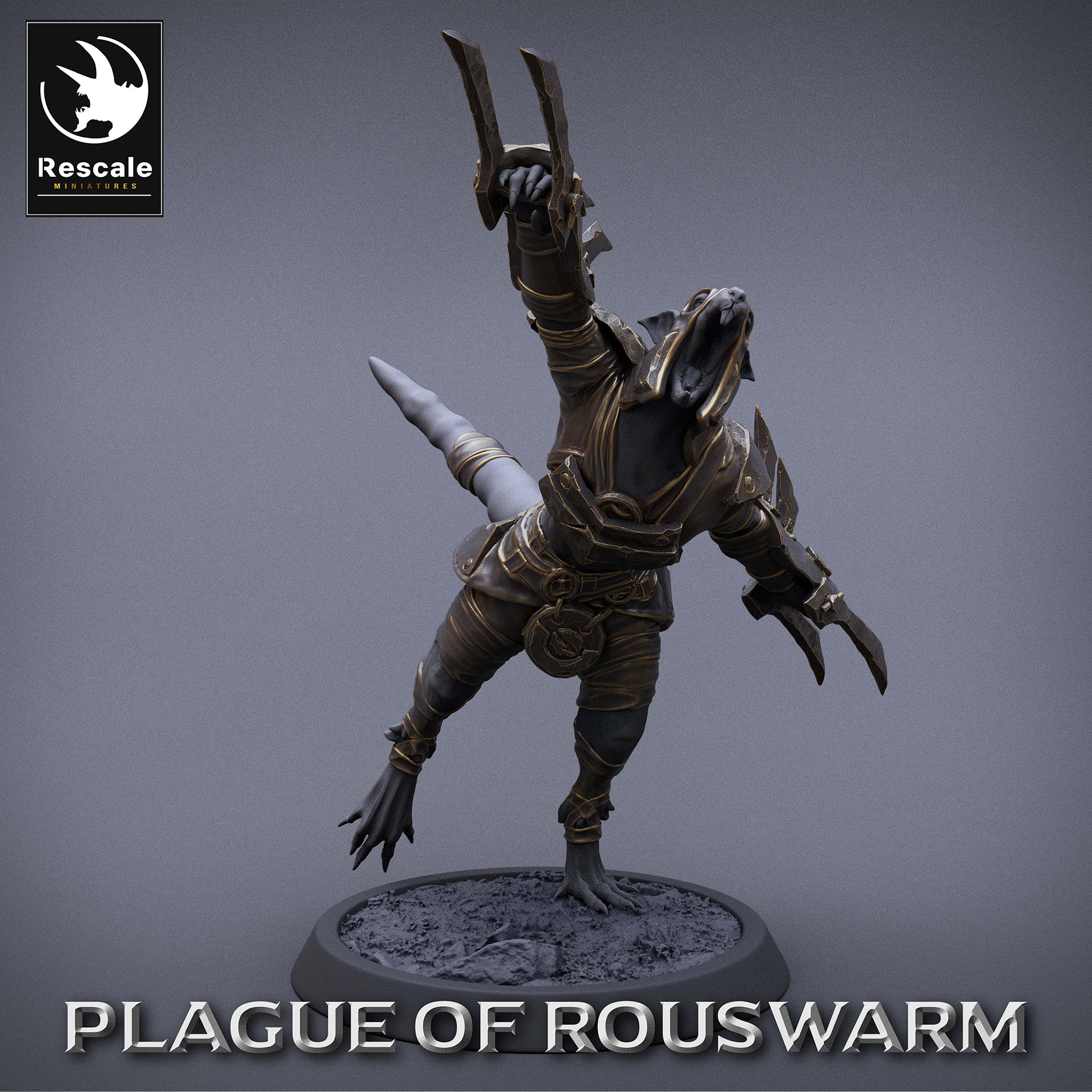Infantery rogue rats Lunge - Lord of the Print - Miniatures by Only ...
