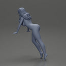 naked Woman Striking a Dynamic Pose - Only-Games