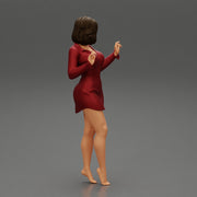 Cute Woman Wearing Long Shirt while Posing - Only-Games
