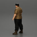 Big strong gangster homie in cap and shirt standing - Only-Games