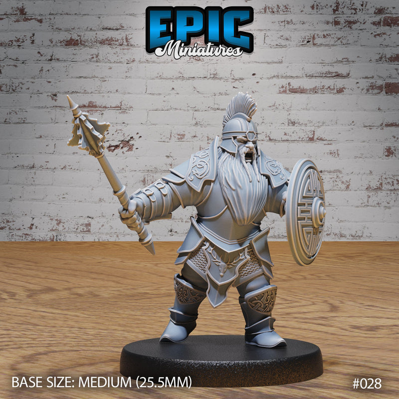 Dwarf Army Mace & Shield