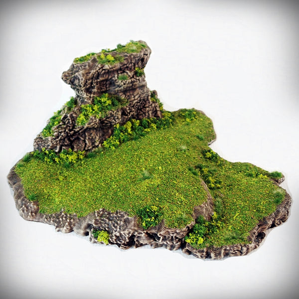 Ramp Spiral Outcropping: Dynamic Hills Terrain Set - Only-Games