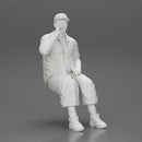 Gangster homie in cap Sitting On the car And Smoking Cigar - Only-Games