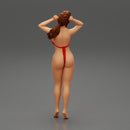 Sexy girl posing in sexy one piece - Only-Games