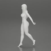 Naked Fashion woman walking - Only-Games