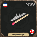 1/2400 Beograd destroyer pack - Only-Games