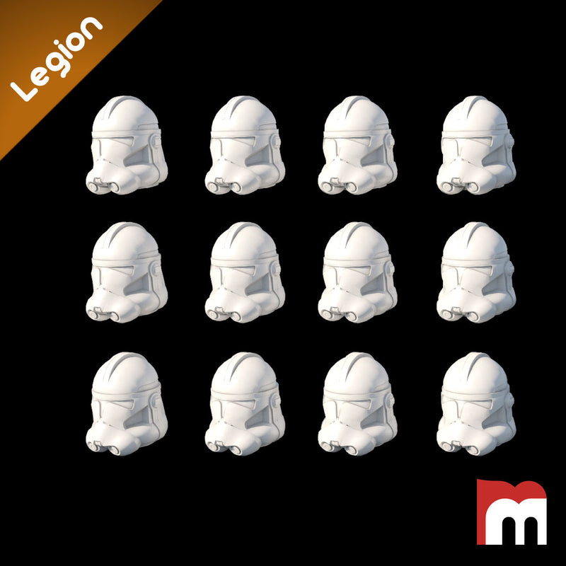 (Legion) 12x Clone Trooper Phase 2 Helmets