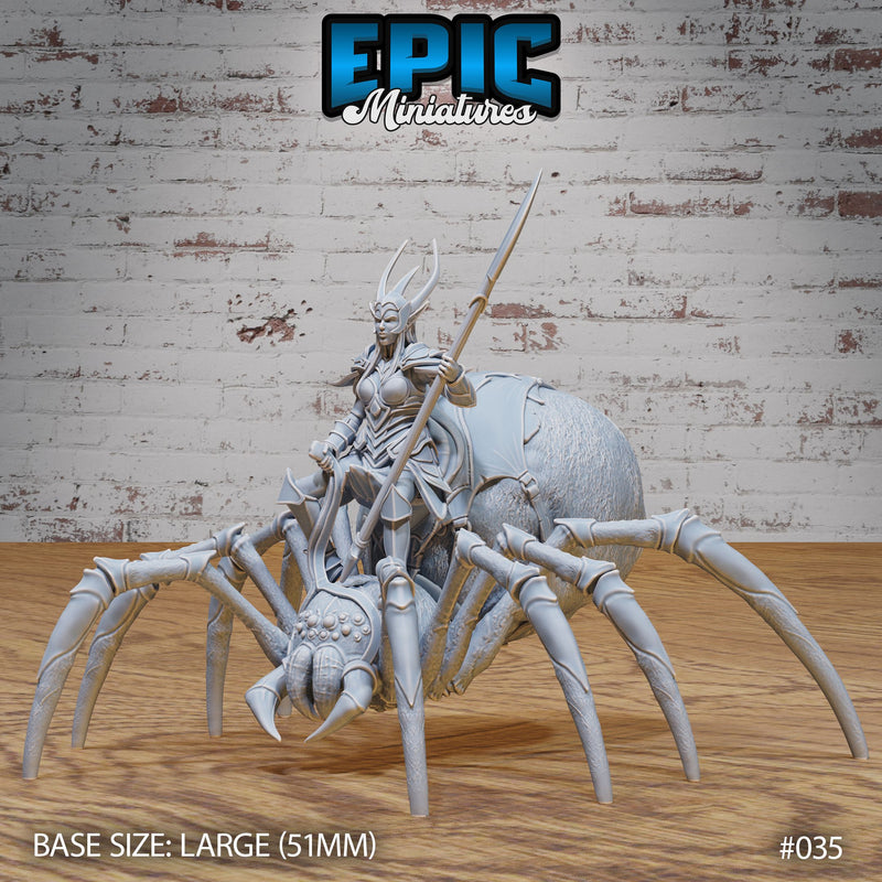 Dark Elf Spider Mount Rider Set