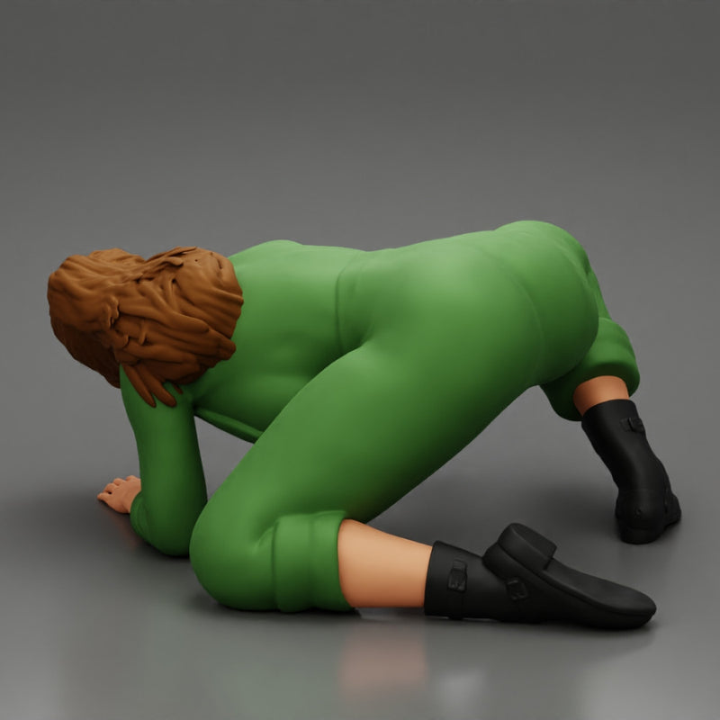 mechanic woman lying under the car - Only-Games