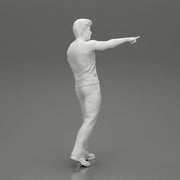 Travel man pointing the right way - Only-Games