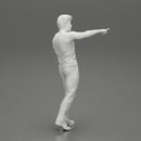 Travel man pointing the right way - Only-Games