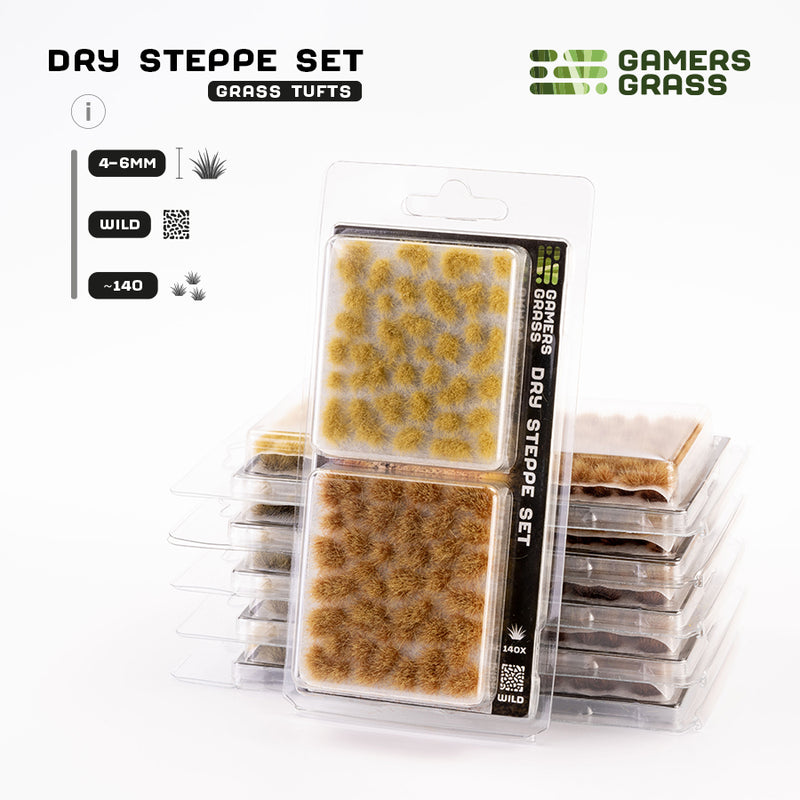 Dry Steppe Set - Grass Tuft set - Only-Games