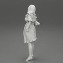 Cute Woman Fashion Model In Gorgeous Dress Posing - Only-Games