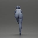 Naked Girl Adjusting Her Stylish Red Heels - Only-Games