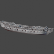 US 3rd rate USS America (74 guns), 1782-86 - Only-Games