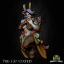 Cybel The Satyr [PRE-SUPPORTED] 32mm Female Druid Bard - Only-Games