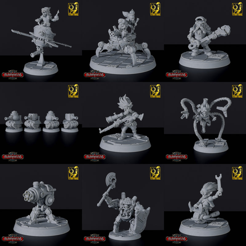 Steamforge City - Mega Deal - 35 Miniatures - Bloodfields Army