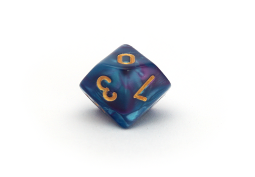 Elemental Dice | 10d10 | Blue & Purple - Only-Games