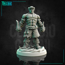 (0240) Male human elf firbolg tiefling half orc muay thai fighter monk shaolin - Only-Games