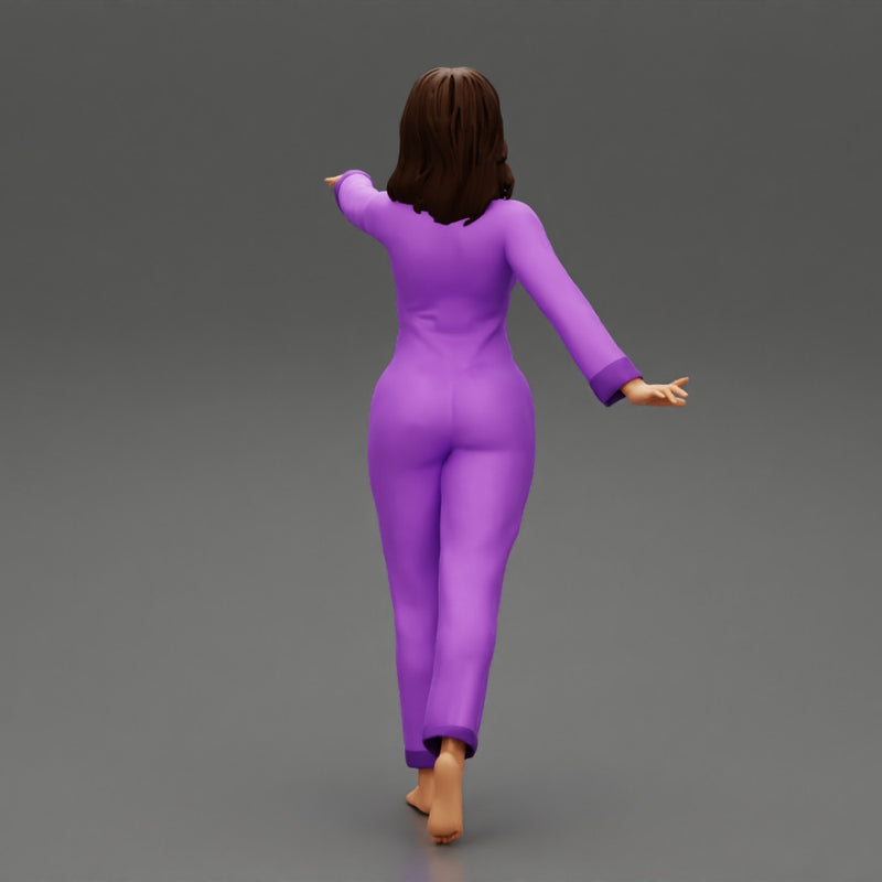 Beautiful Young Woman Wearing Onesie - Only-Games