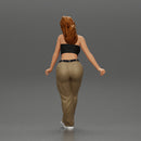 lowrider chola girl is leaning against the car mini shirt - Only-Games