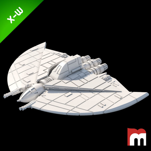 (XW) Jedi T-6 Shuttle Horizontal - Only-Games