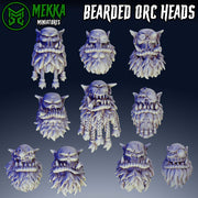 Bearded Orc Heads - Only-Games