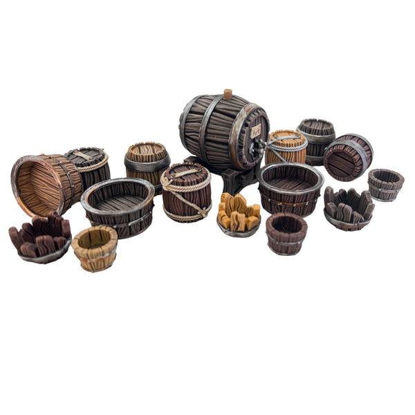 Wooden barrels - Only-Games