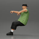 gangster homie in cap backwards with arm on window driving the car - Only-Games