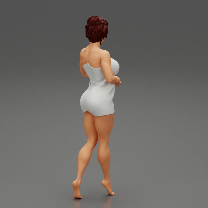 Woman Getting Out From Bathtub - Only-Games