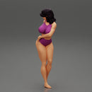 Pretty Woman In Bikini Standing With hand on hips - Only-Games