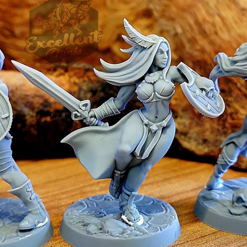 Amazon Warriors - 3 Units (AMAZONS! Kickstarter)