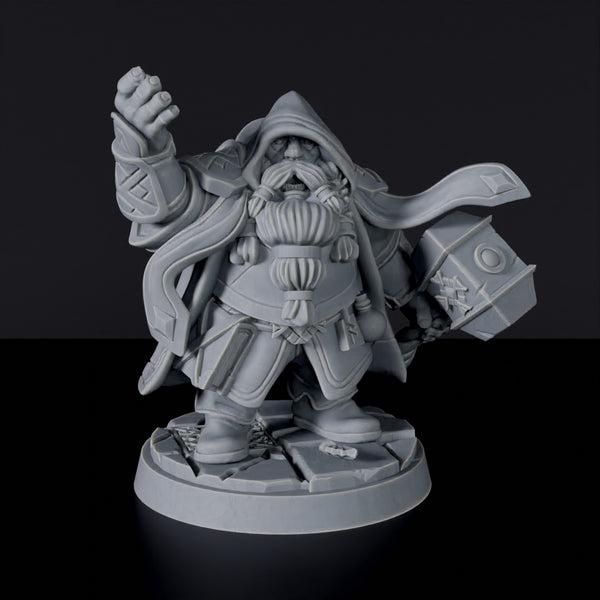 Dwarf Cleric Male - 5e DnD inspired - RPG