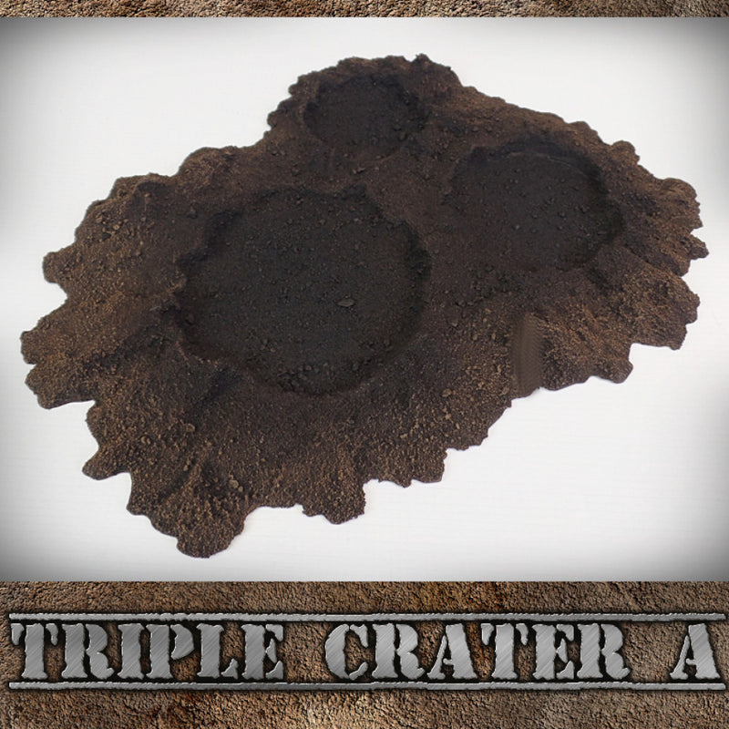 Triple Crater A: Blast Craters Terrain Set - Only-Games