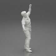 young man in a shirt and pants dancing - Only-Games