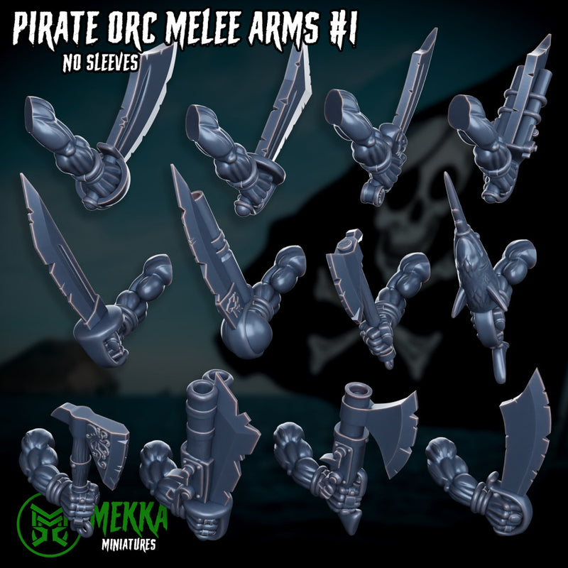 Pirate Orc Melee Arms