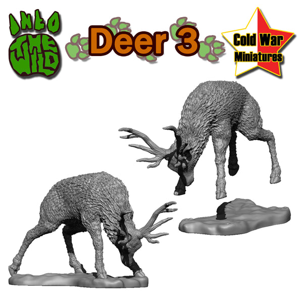 Deer Fighting Stags - Only-Games