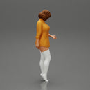 Sexy Girl standing in open long shirt and bra - Only-Games