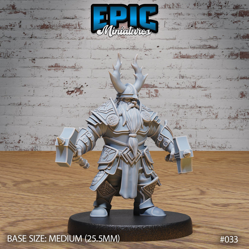 Dwarf Army Dual Hammer - Only-Games
