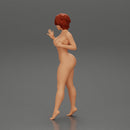 Naked girl in posing in short hair - Only-Games