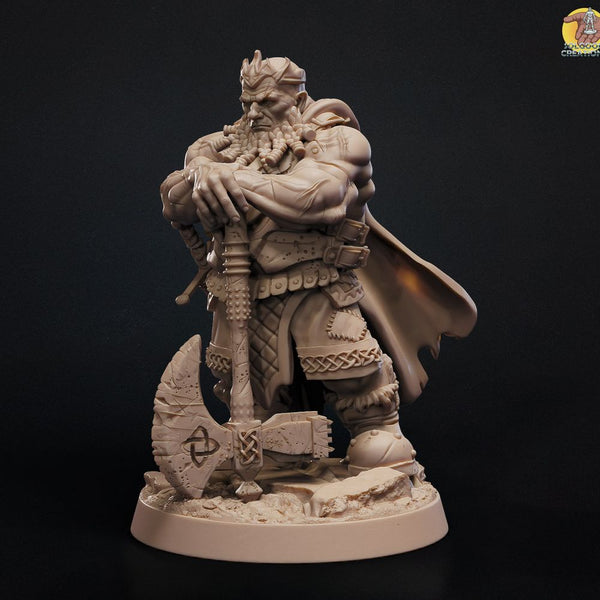 Argyle Bonebeard - Male Dwarf Warrior 25-32mm