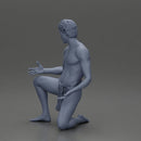 Sad man sitting pulls drowning girl from the ocean - Only-Games