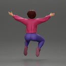 girl being carried on the man's shoulders - Only-Games