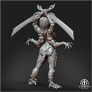 Bug Warrior Lilian  28mm/32mm/ 54mm/75mm/100mm - Only-Games