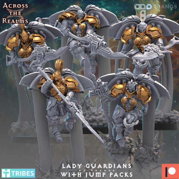 Lady Guardians with Jump Packs