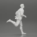 man running in an open shirt, fearing to be arrested - Only-Games