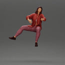 handsome, happy man in a shirt is pulling his girlfriend in hat and open shirt - Only-Games