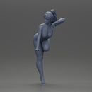 Naked girl leaning on the table - Only-Games