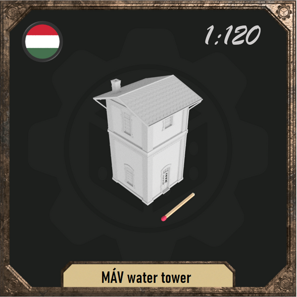 1/120 MÁV water tower