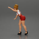 2 Sexy Girl in sunglasses opening a car hood and look inside - Only-Games